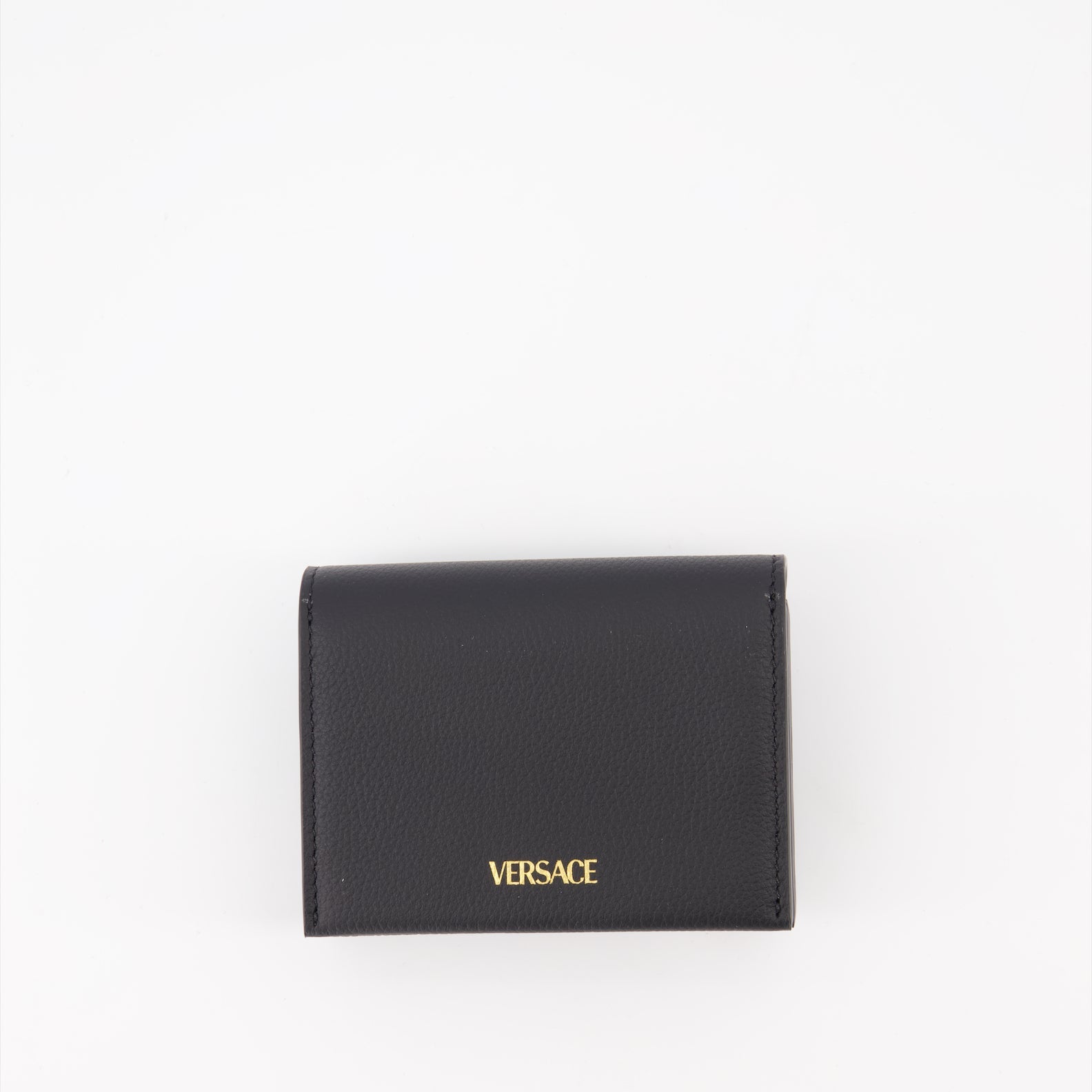 Versace card holder, La Medusa, women's luxury accessory, premium leather card holder, black card holder