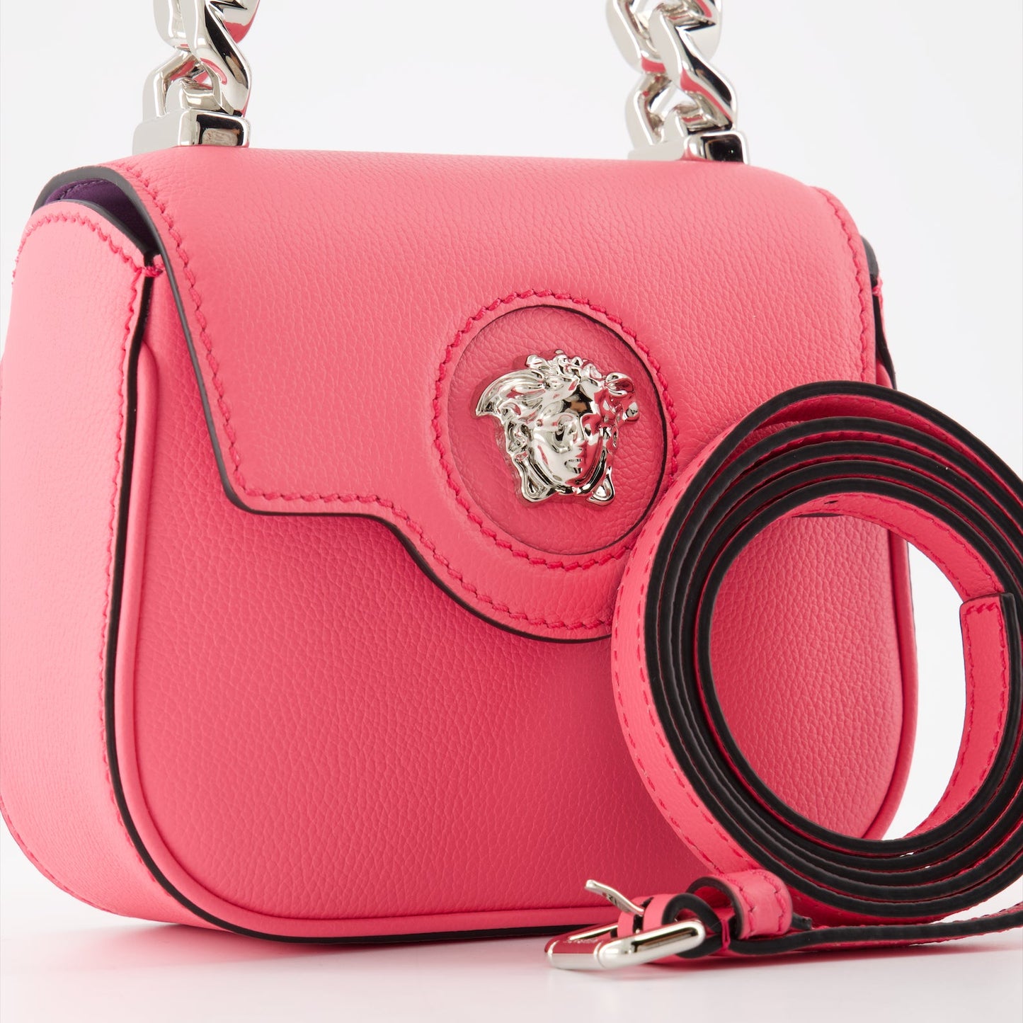 Versace, La Medusa, Mini Bag, Women's Luxury Bag, Pink Bag