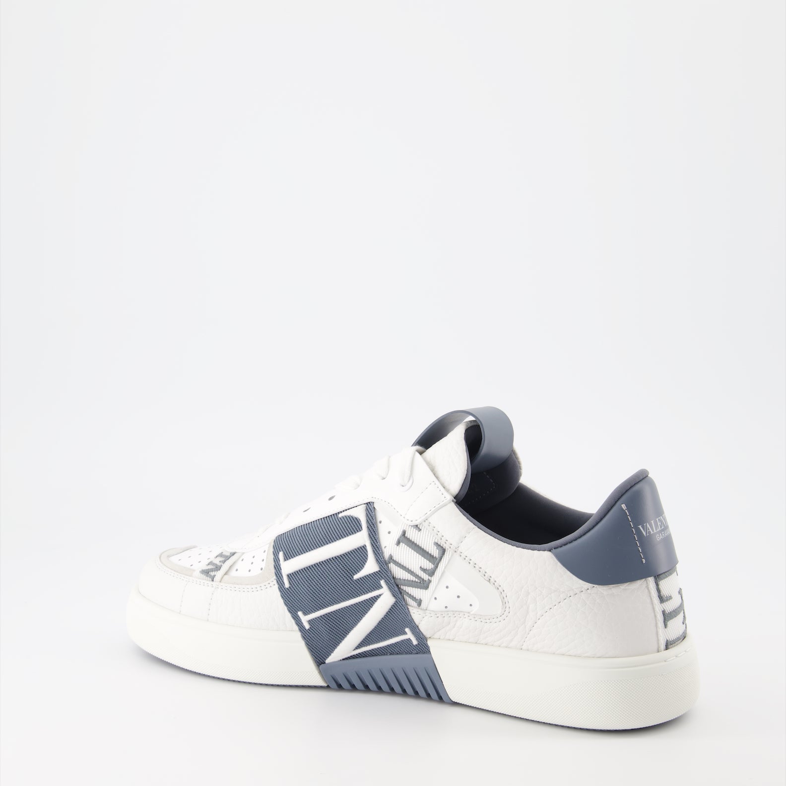 Valentino sneakers, luxury men's shoes, white and blue sneakers, VL7N sneakers, designer footwear