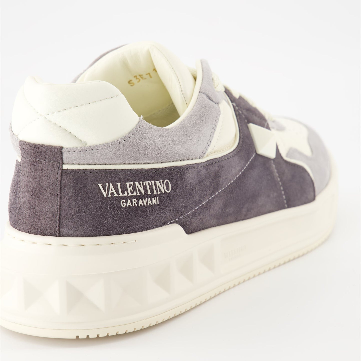 Valentino Garavani, luxury sneakers, men's grey shoes, designer footwear, elegant men's fashion