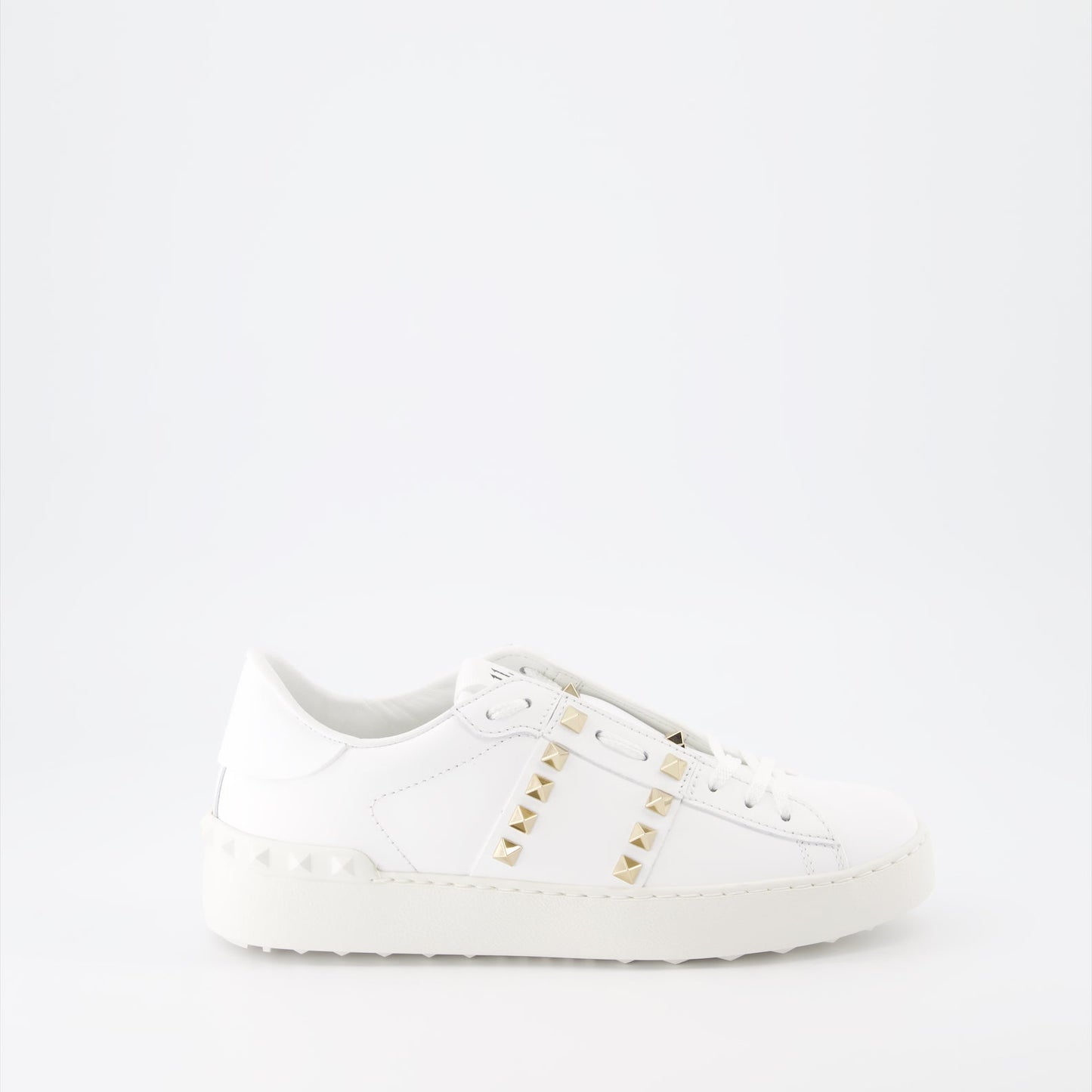 Valentino Garavani, Open Rockstud Sneakers, Luxury Women's Sneakers, Designer Footwear, Fashion Sneakers