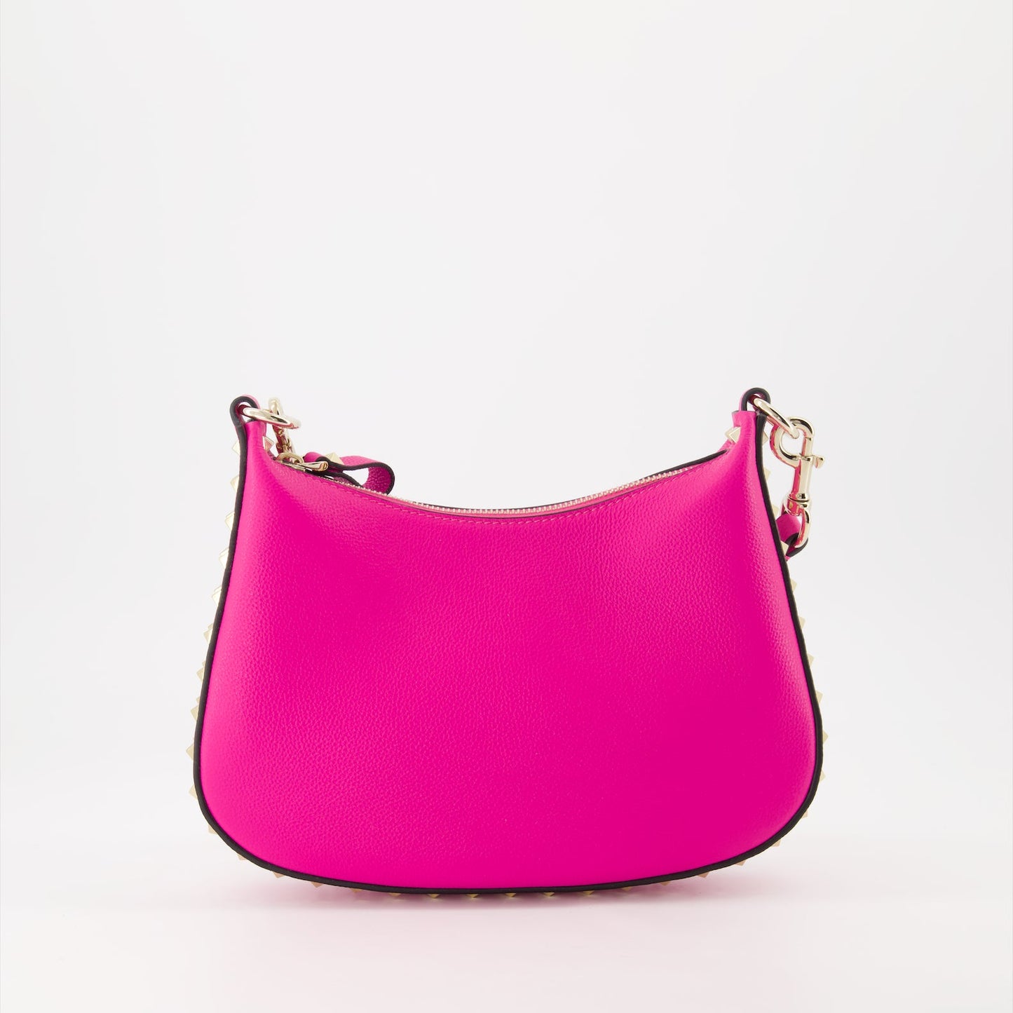 Valentino Garavani, Pink Hobo Bag, Luxury Women's Bag, Designer Handbag, Elegant Accessories