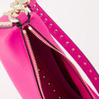 Valentino Garavani, Pink Hobo Bag, Luxury Women's Bag, Designer Handbag, Elegant Accessories