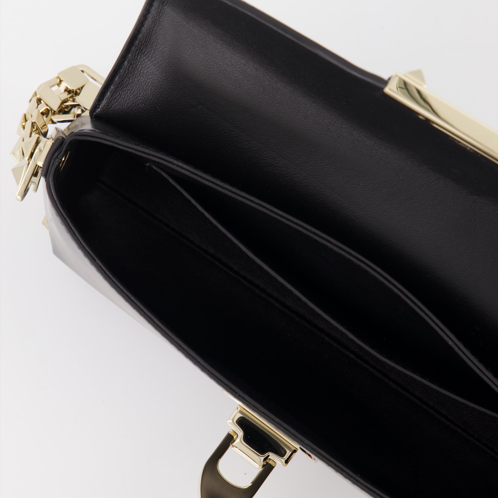 Valentino Garavani, Rockstud, leather bag, luxury accessories, black handbag