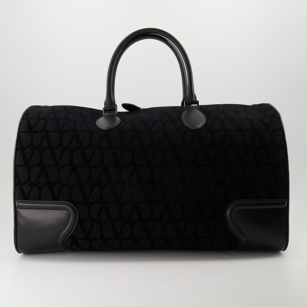 Valentino Garavani, luxury duffle bag, men's fashion, designer bag, canvas bag