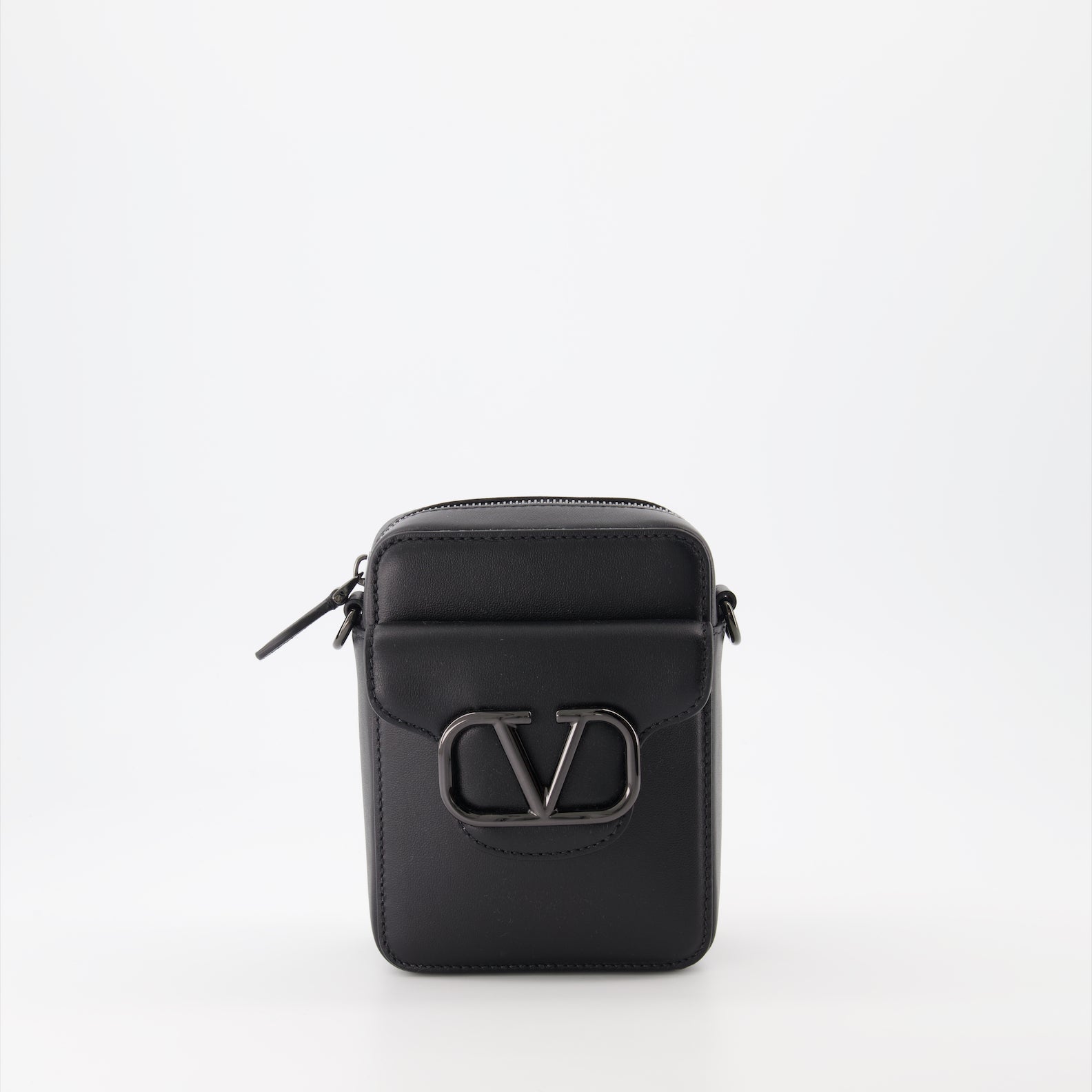 Valentino Garavani, Locò Noir Bag, luxury women's bags, designer accessories, black leather bag