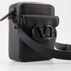 Valentino Garavani, Locò Noir Bag, luxury women's bags, designer accessories, black leather bag