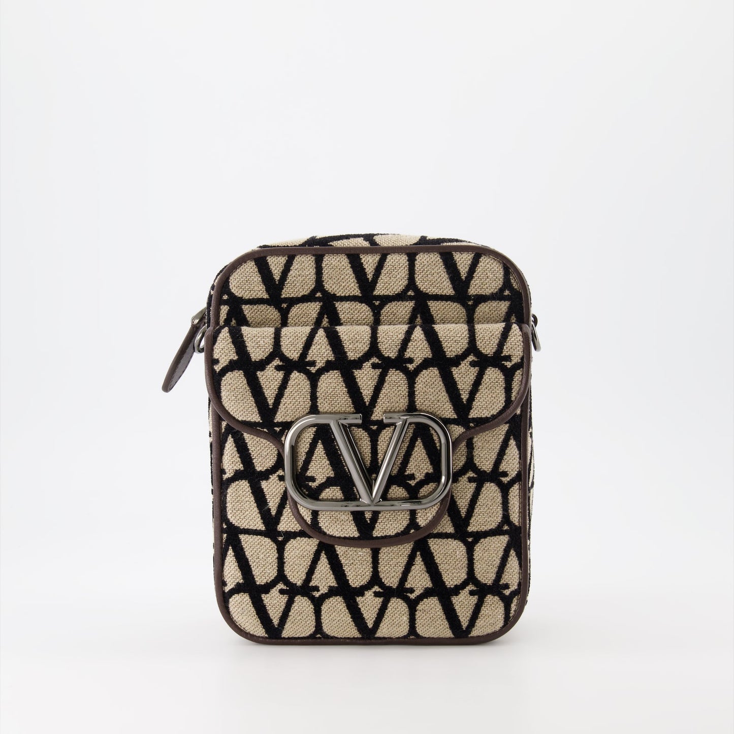 Valentino Garavani, Locò Iconographe Bag, Women's Luxury Bag, Designer Canvas Bag, High-End Fashion Accessories