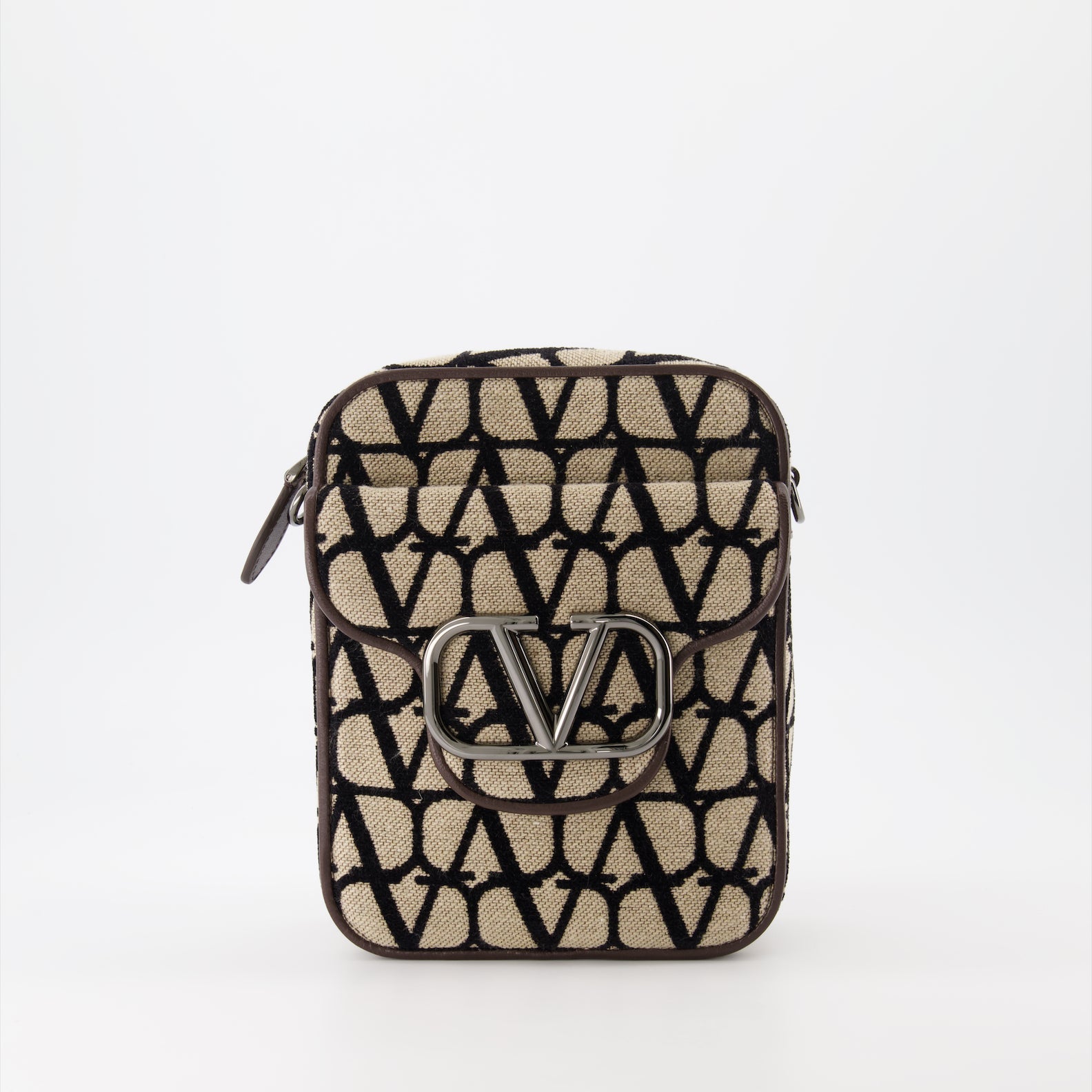 Valentino Garavani, Locò Iconographe Bag, Women's Luxury Bag, Designer Canvas Bag, High-End Fashion Accessories