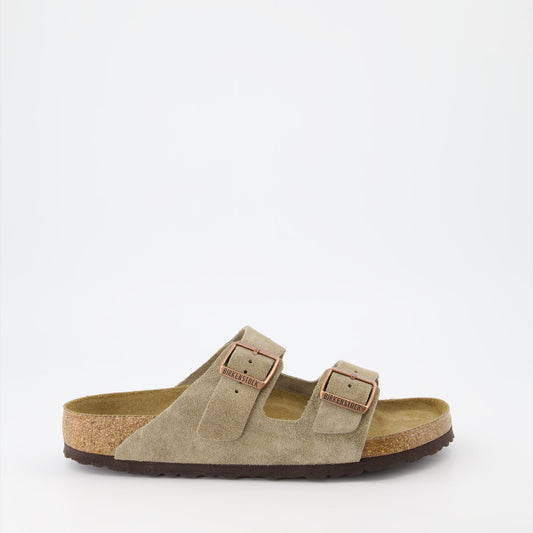 Birkenstock, Arizona Sandals, Beige Sandals, Unisex Footwear, Luxury Sandals