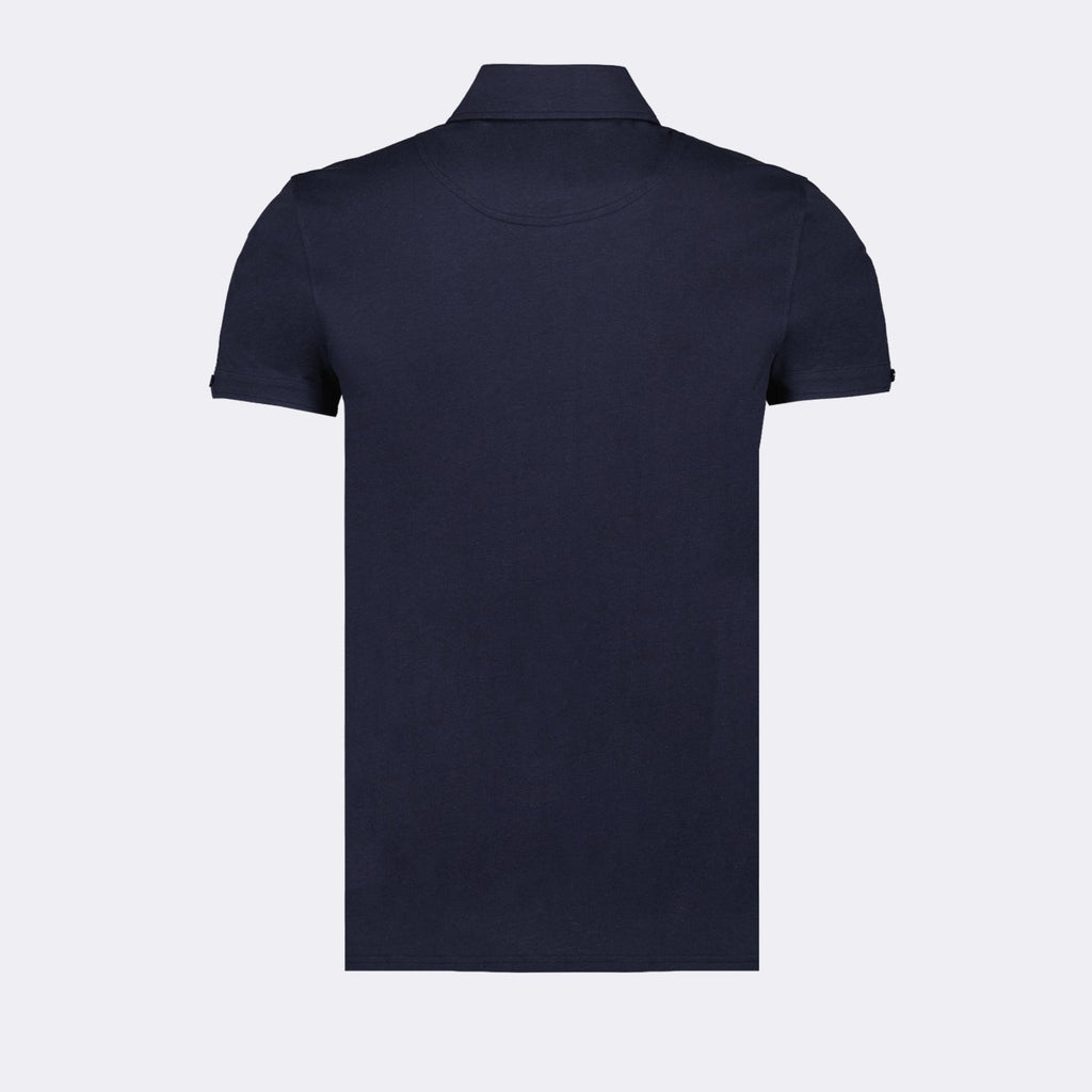 Orlebar Brown, Polo Sebastian, Luxury Polo, Men's Fashion, Elegant Blue Polo