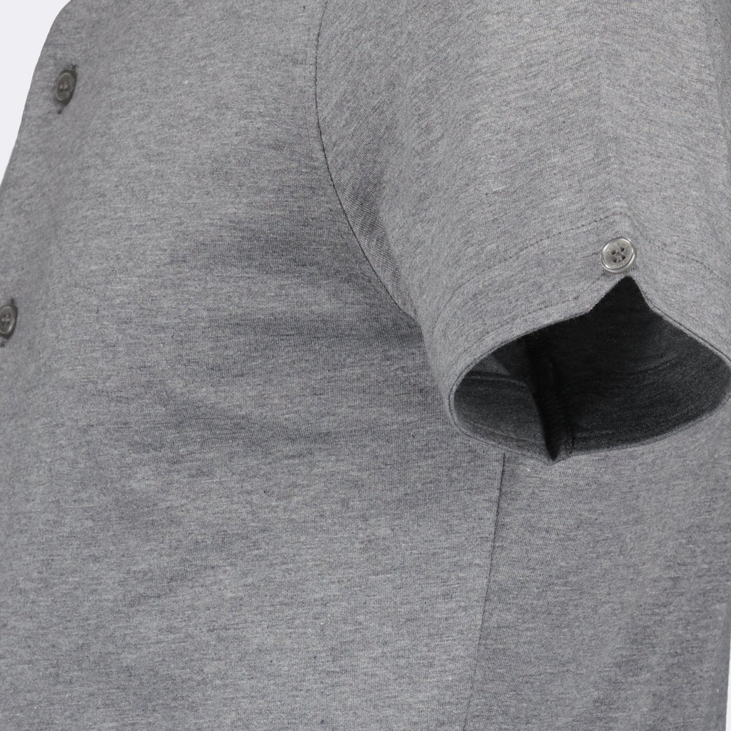 Orlebar Brown, Polo Sebastian, luxury men's polo, grey polo shirt, designer menswear