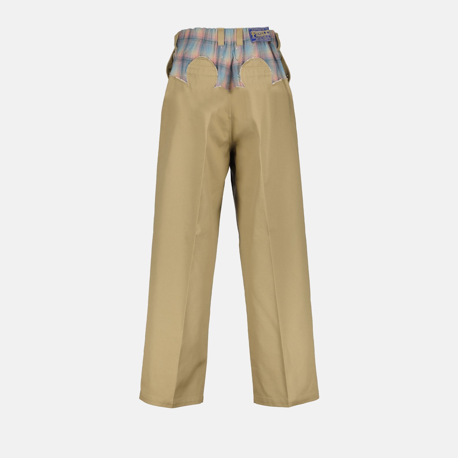 Maison Margiela trousers, beige pants, men's luxury trousers, Pendleton pants, high-end menswear