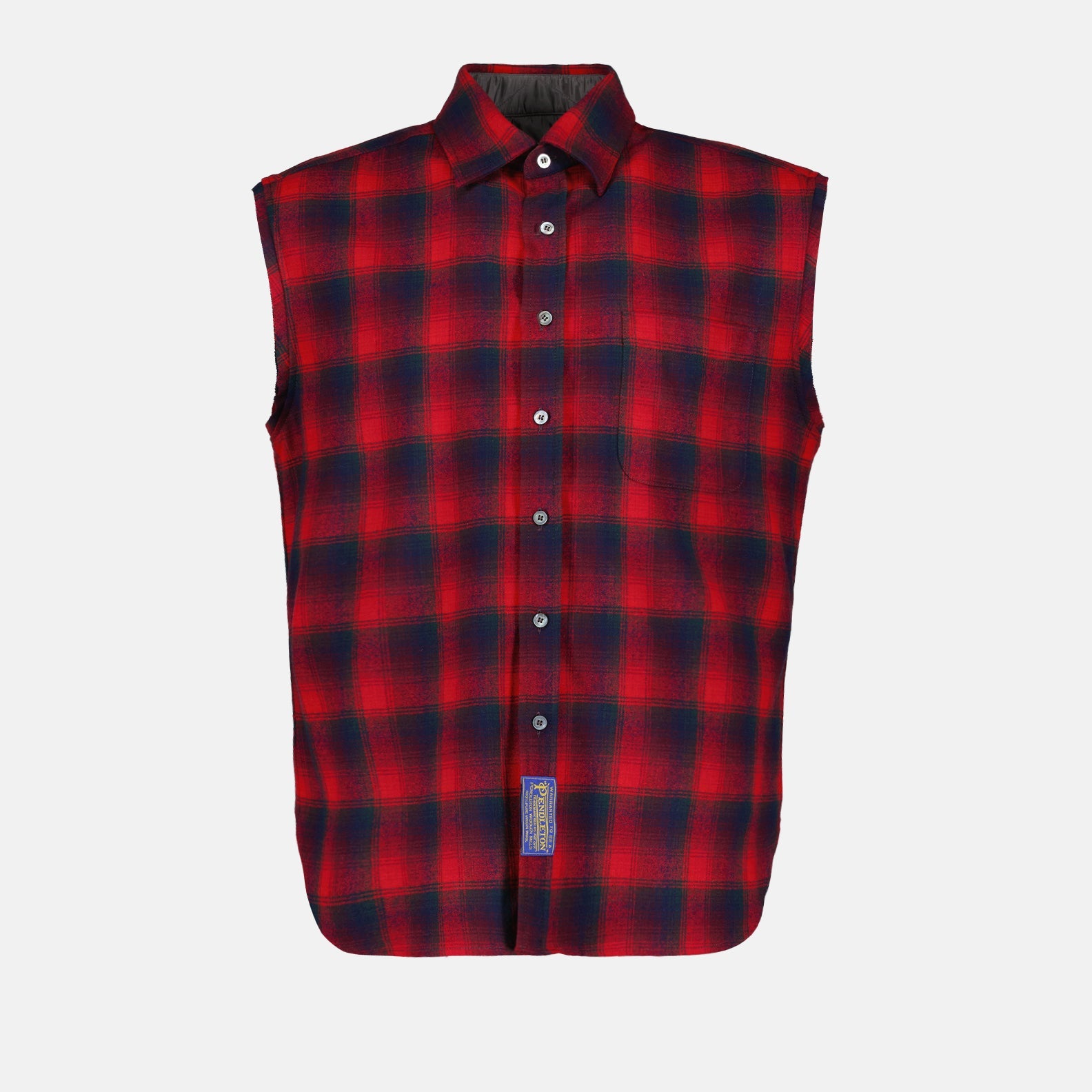 Maison Margiela, red checkered shirt, luxury menswear, designer shirts, high-end fashion