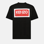 Kenzo T-shirt, Men's luxury T-shirt, Black logo T-shirt, Designer men's clothing, High-end fashion
