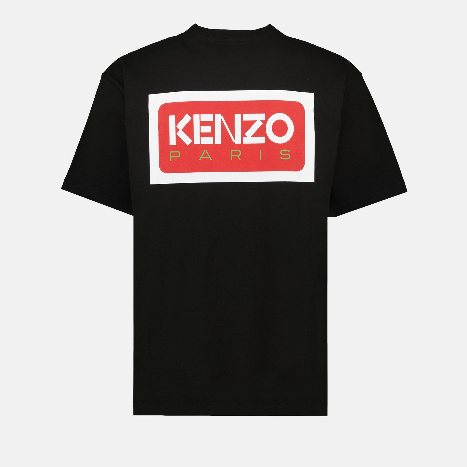 Kenzo T-shirt, Men's luxury T-shirt, Black logo T-shirt, Designer men's clothing, High-end fashion