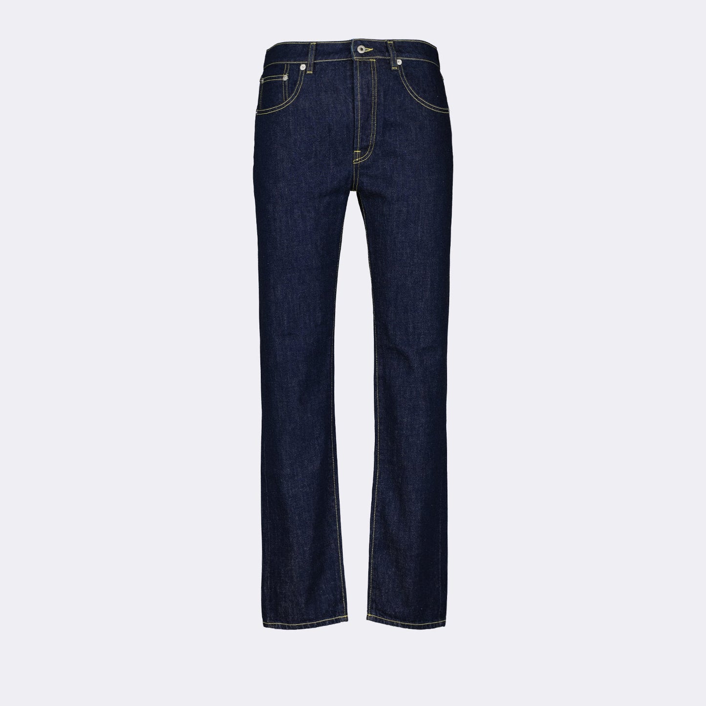 Kenzo jeans, luxury denim, straight leg jeans, blue denim, high-end fashion