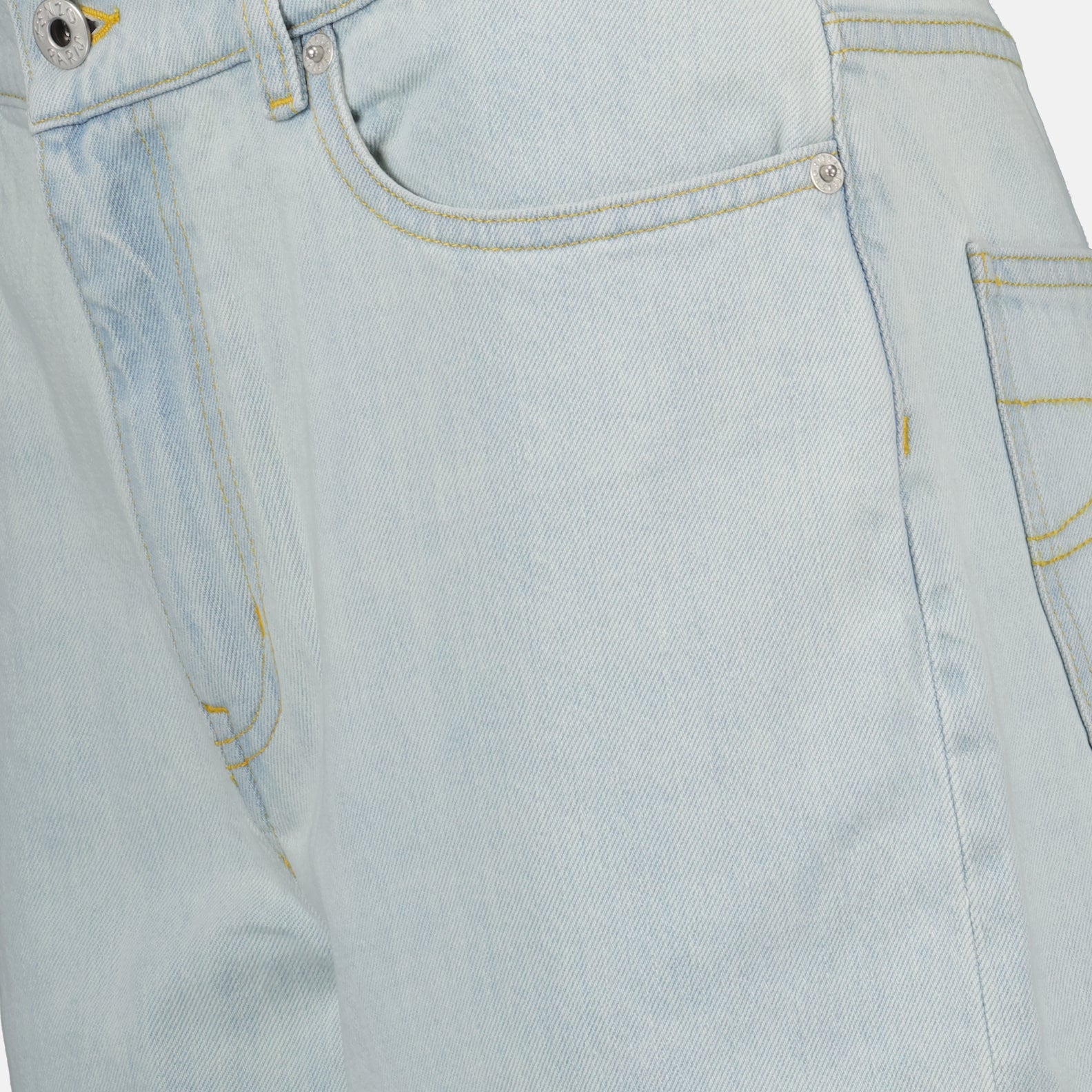 Kenzo, Women's jeans, Light blue jeans, Luxury fashion, High-end denim