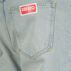 Kenzo jeans, straight-leg denim, luxury denim, designer pants, premium denim