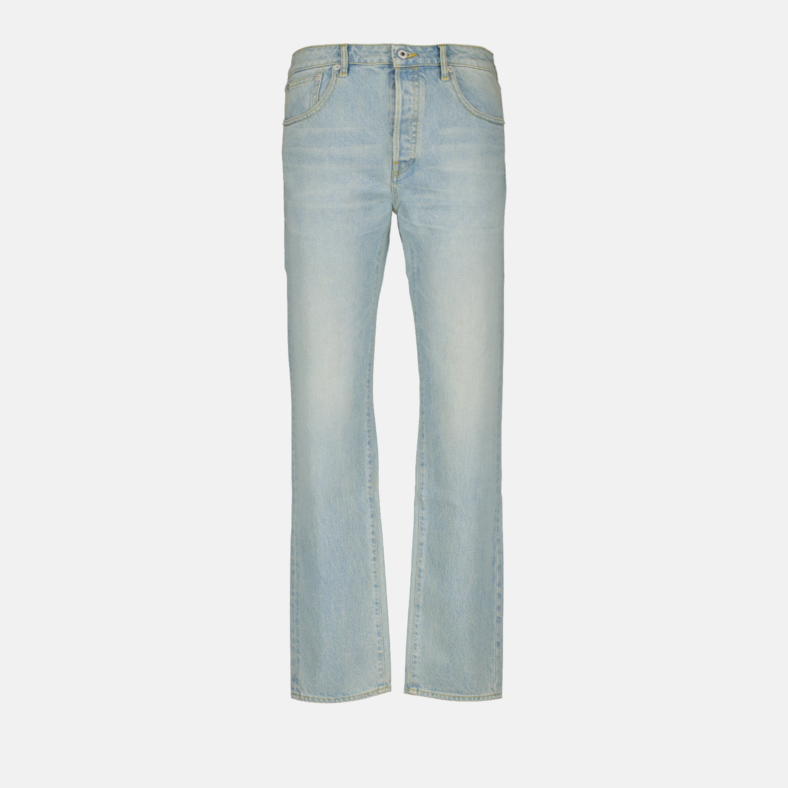 Kenzo jeans, straight-leg denim, luxury denim, designer pants, premium denim