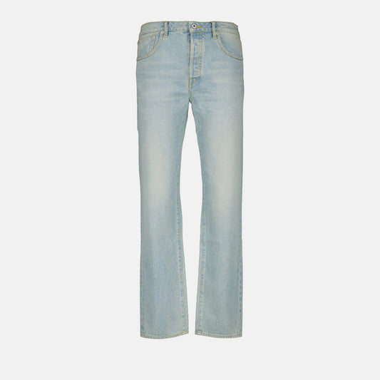 Kenzo jeans, straight-leg denim, luxury denim, designer pants, premium denim