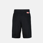 Kenzo Bermuda shorts, luxury men's shorts, black cotton shorts, high-end fashion, designer men's clothing