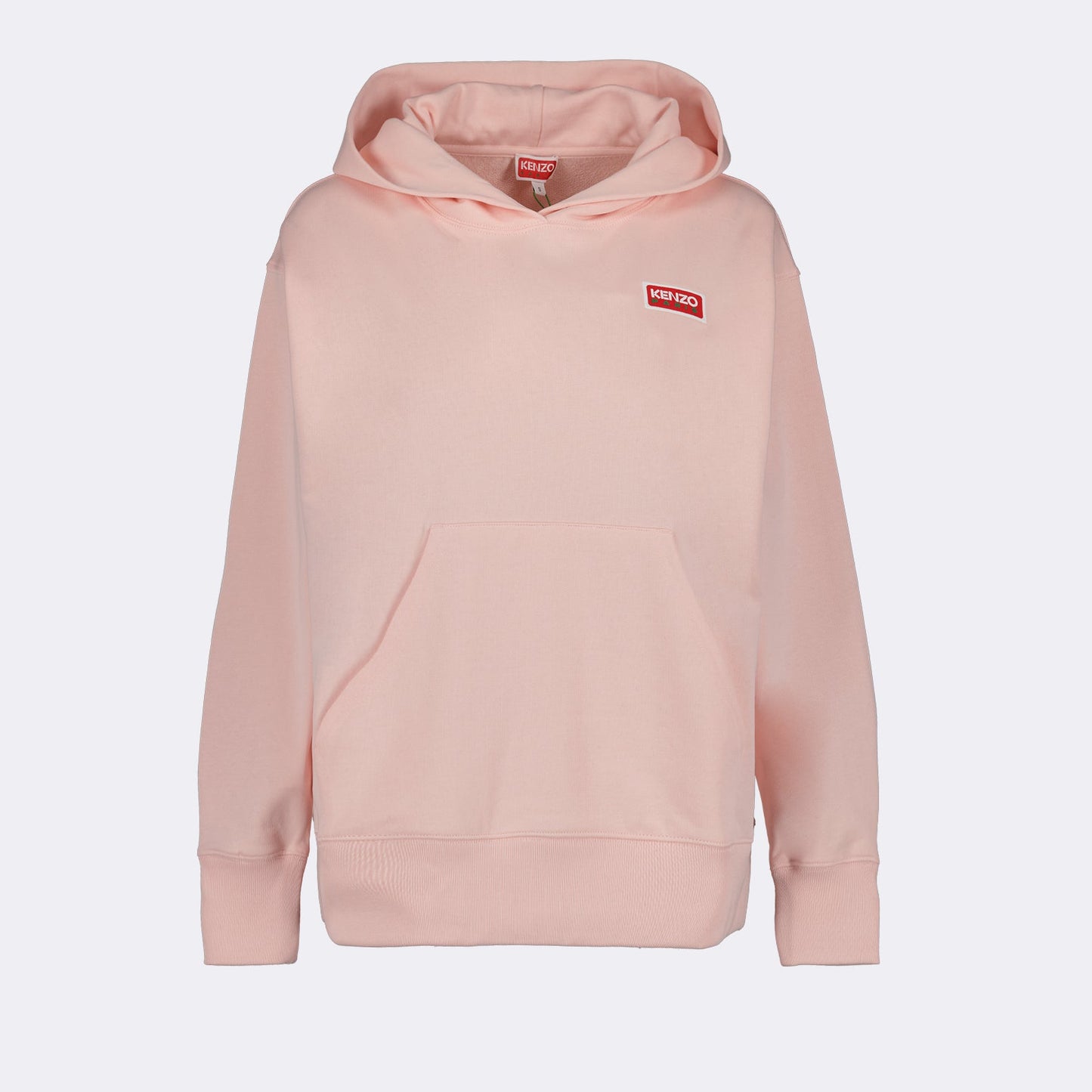 Kenzo hoodie, pink logo hoodie, women's luxury hoodie, designer sweatshirts, fashionable hoodies