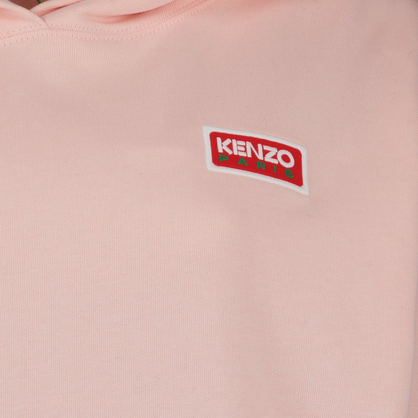 Kenzo hoodie, pink logo hoodie, women's luxury hoodie, designer sweatshirts, fashionable hoodies