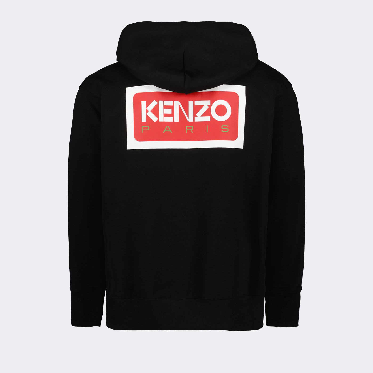 Kenzo Logo Hoodie, Women’s Luxury Hoodie, Black Kenzo Sweatshirt, High-end Casual Wear, Designer Hoodies