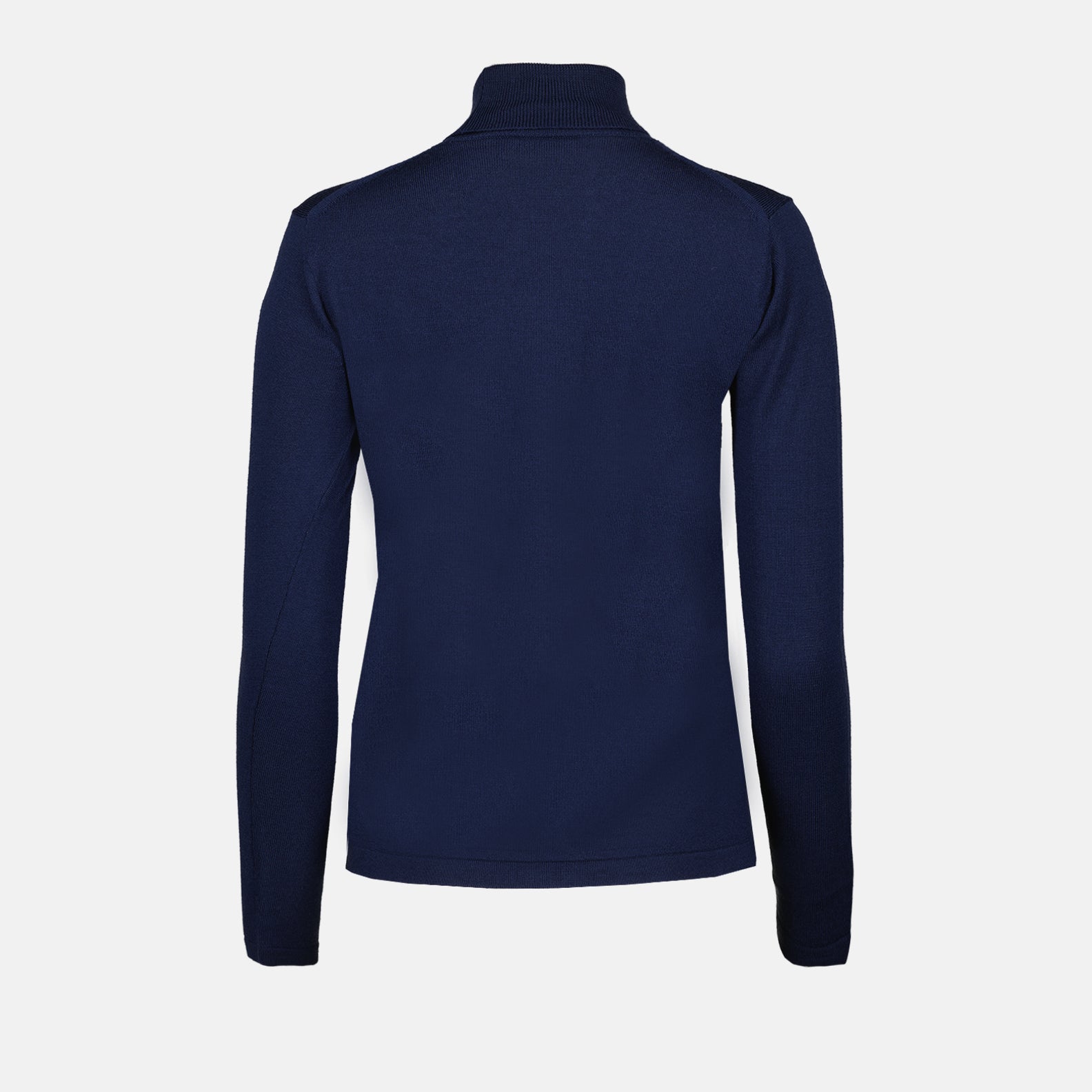 Kenzo sweater, luxury turtleneck, women's knitwear, high-end fashion, blue pullover