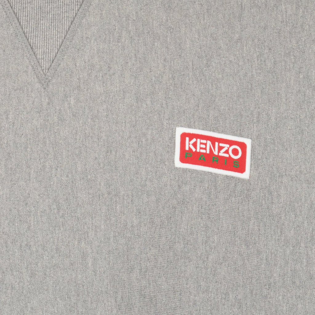 Kenzo, grey logo sweatshirt, men's luxury wear, high-end fashion, designer sweatshirt