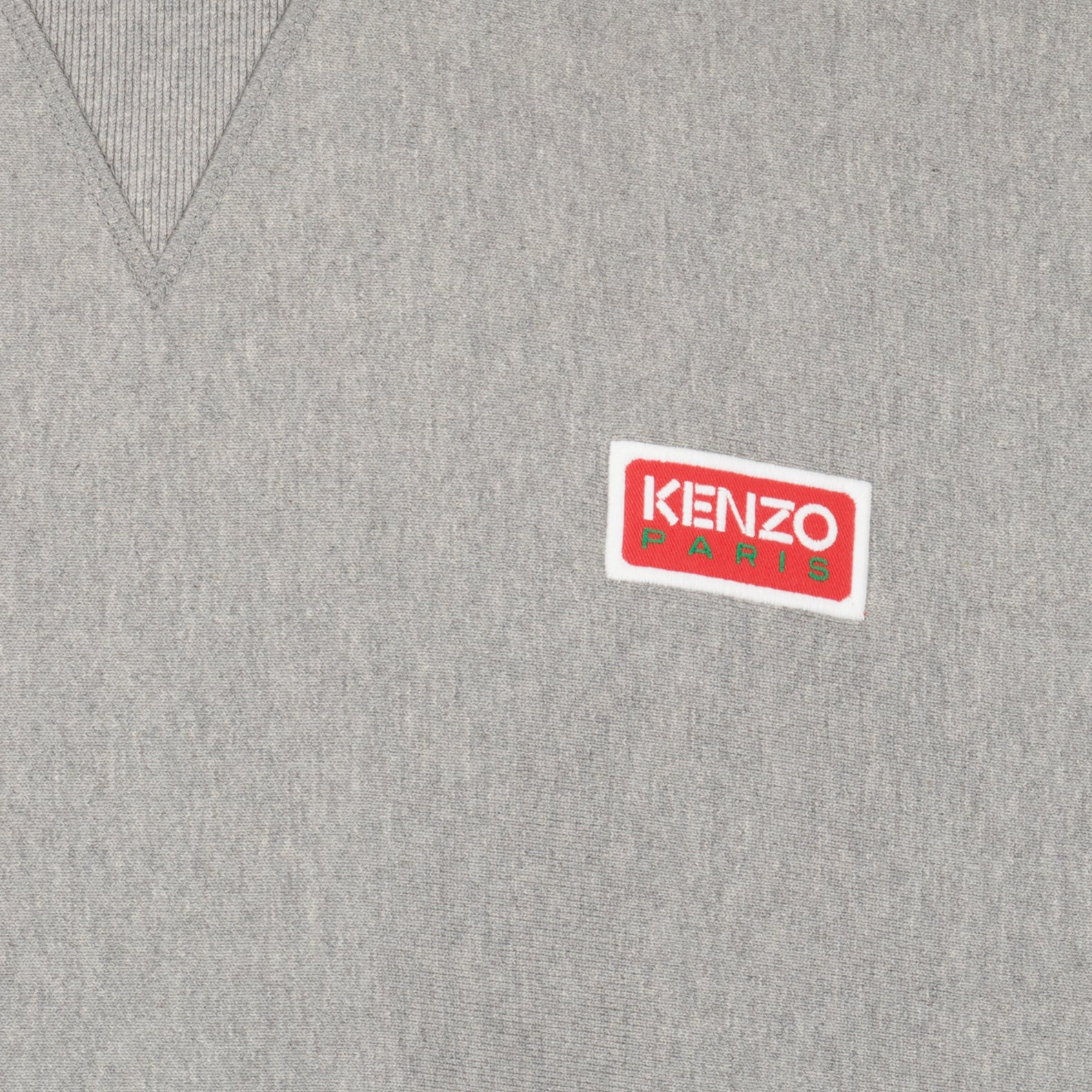 Kenzo, grey logo sweatshirt, men's luxury wear, high-end fashion, designer sweatshirt