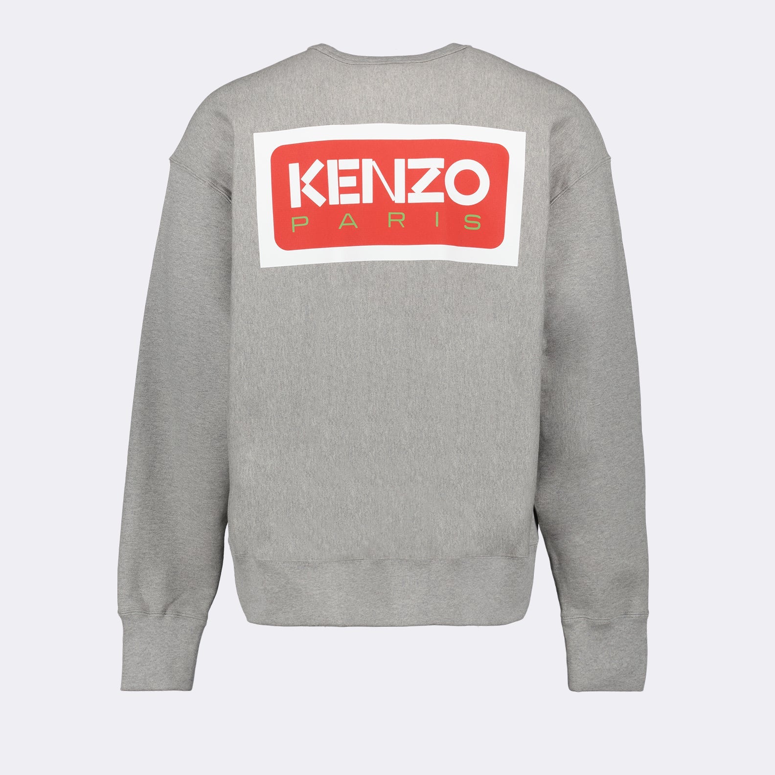 Kenzo, grey logo sweatshirt, men's luxury wear, high-end fashion, designer sweatshirt