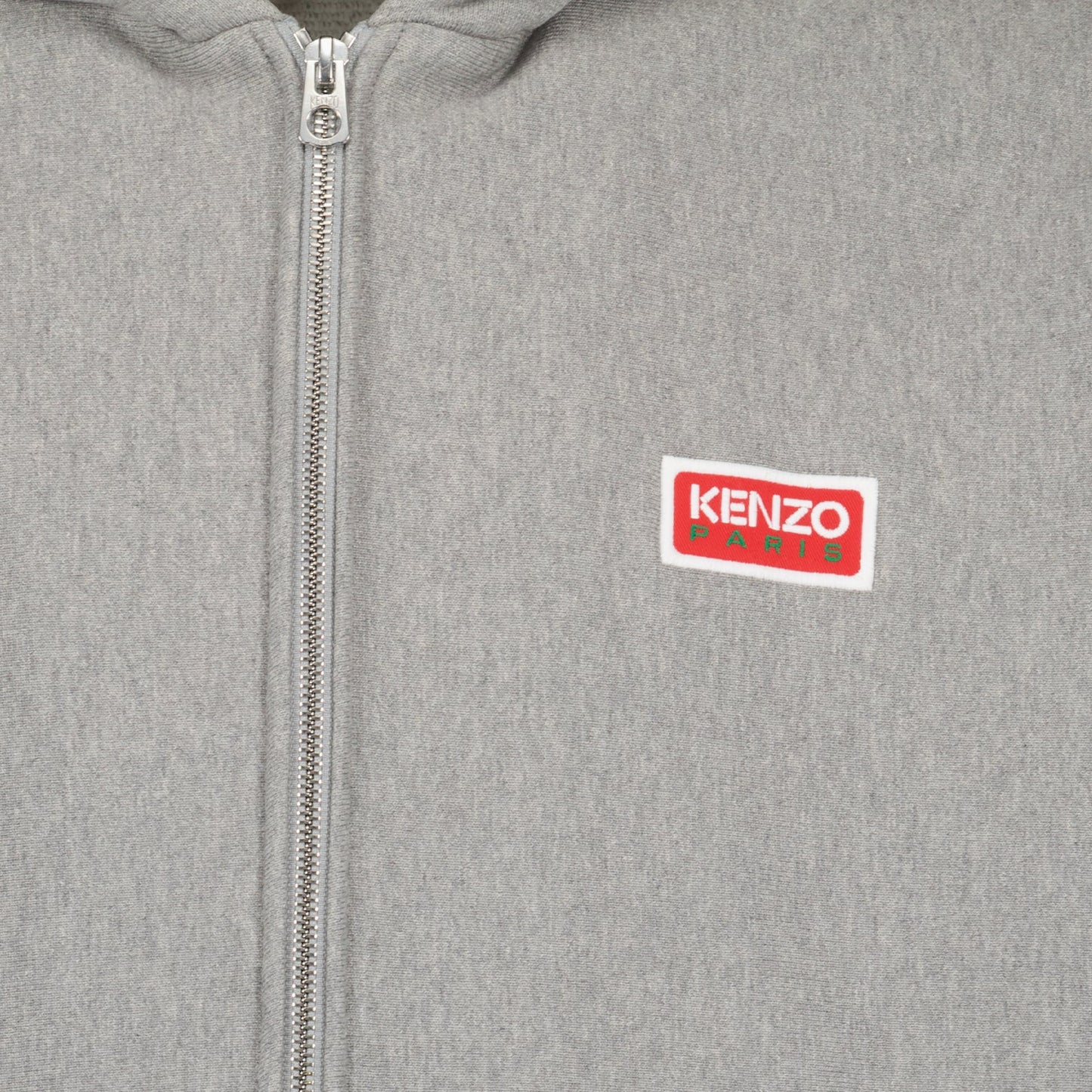 Kenzo sweatshirt, grey zip-up hoodie, luxury men's apparel, designer sweatshirts, premium men's fashion