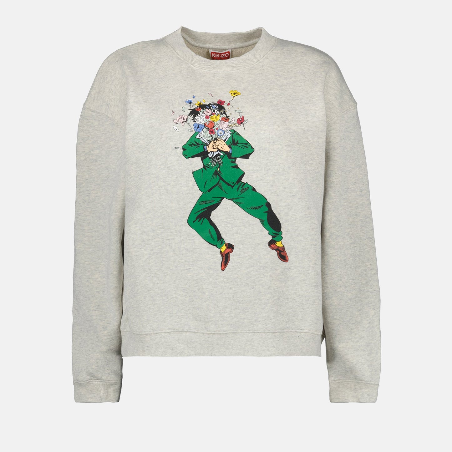 Kenzo sweatshirt, designer womenswear, luxury fashion, printed sweatshirt, high-end clothing