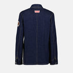 Kenzo, Denim Jacket, Embroidered, Luxury Fashion, Designer Wear