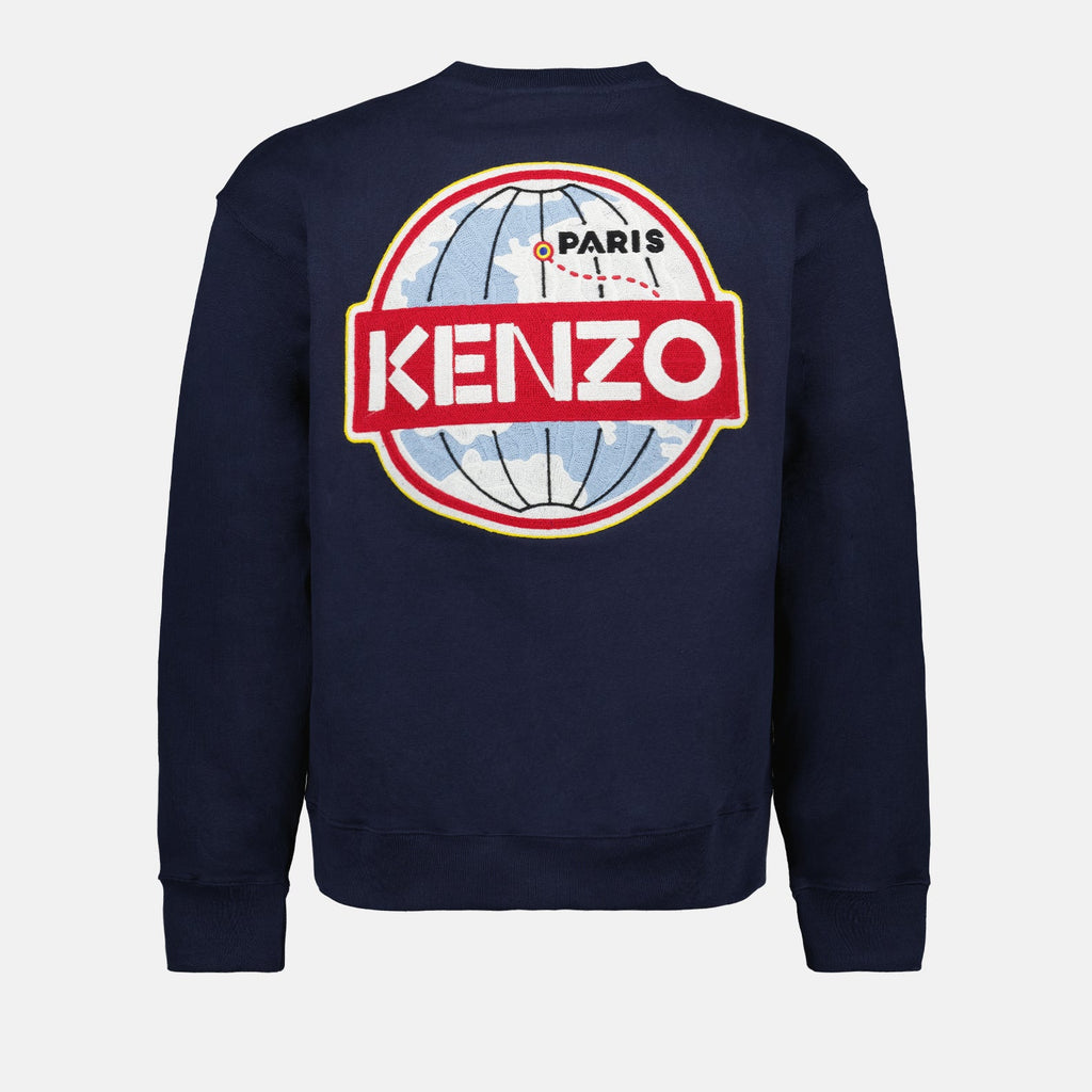 Kenzo, Blue Sweatshirt, Luxury Fashion, Stylish Apparel, Premium Quality