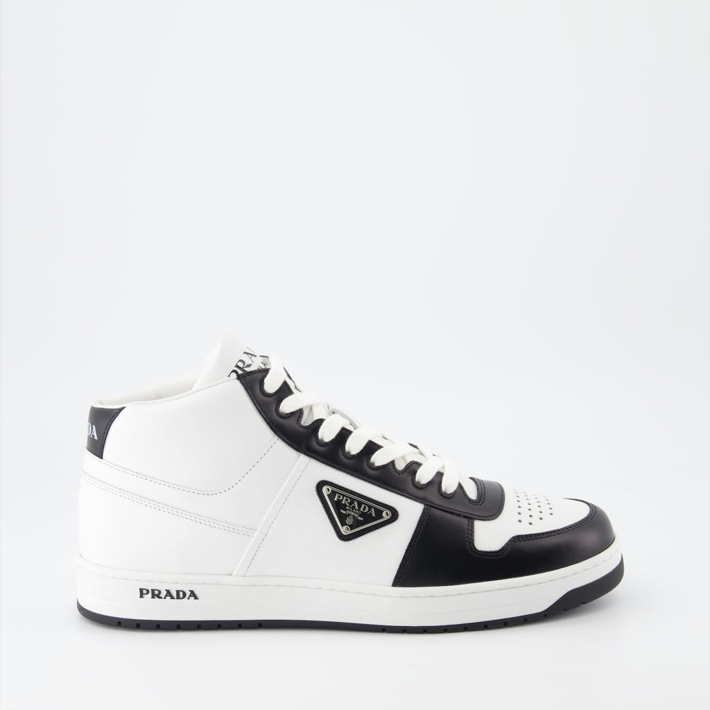 Prada, High-Top Sneakers, Men's Luxury Footwear, Designer Sneakers, Fashion Sneakers