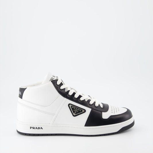 Prada, High-Top Sneakers, Men's Luxury Footwear, Designer Sneakers, Fashion Sneakers