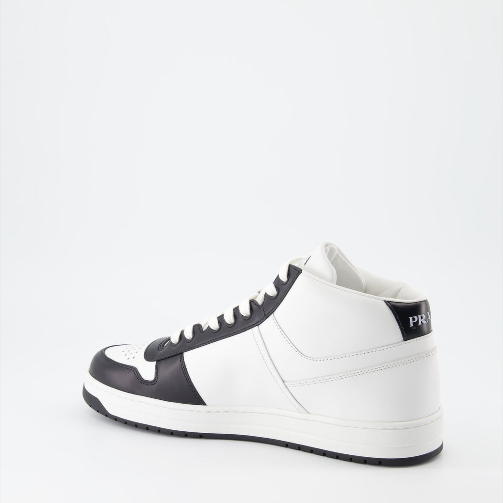 Prada, High-Top Sneakers, Men's Luxury Footwear, Designer Sneakers, Fashion Sneakers