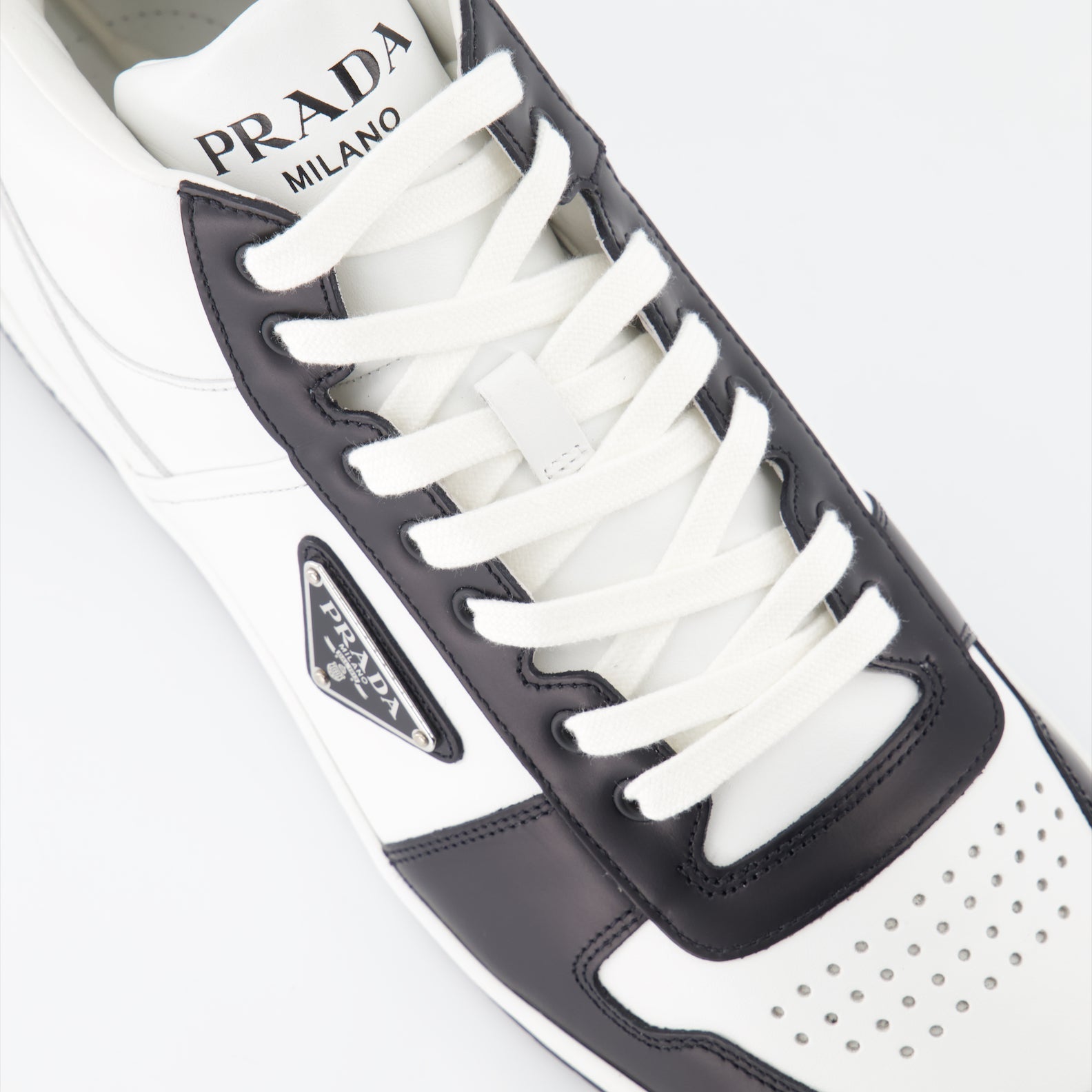 Prada, High-Top Sneakers, Men's Luxury Footwear, Designer Sneakers, Fashion Sneakers