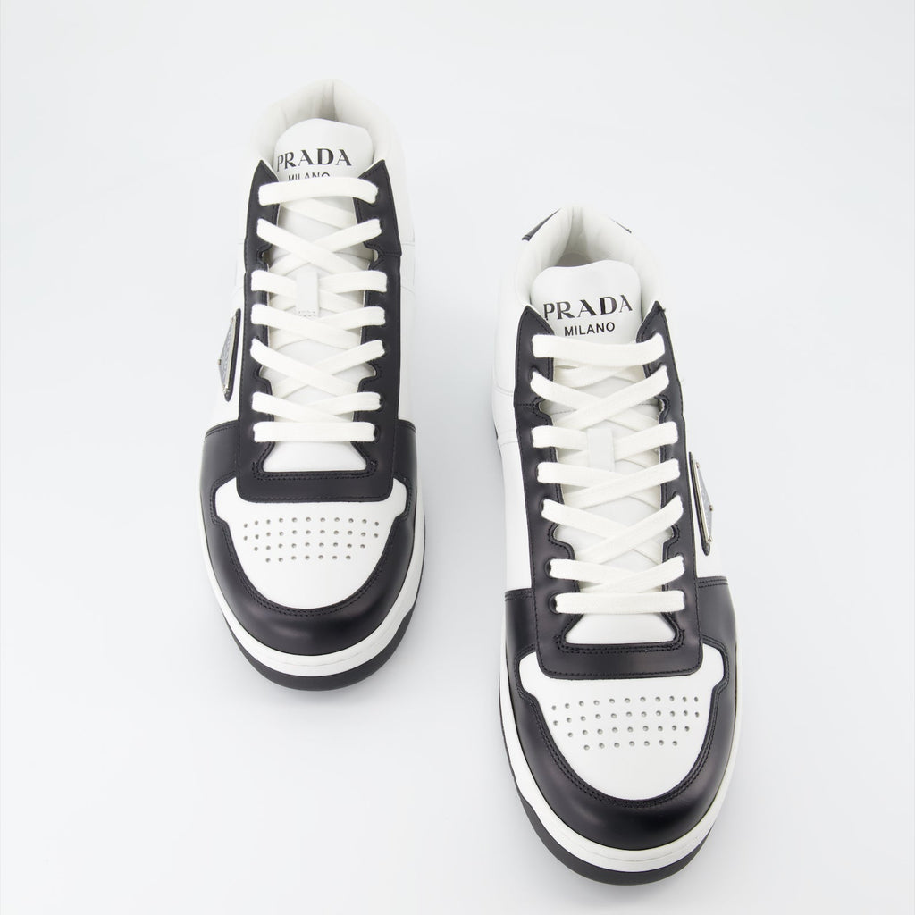 Prada, High-Top Sneakers, Men's Luxury Footwear, Designer Sneakers, Fashion Sneakers
