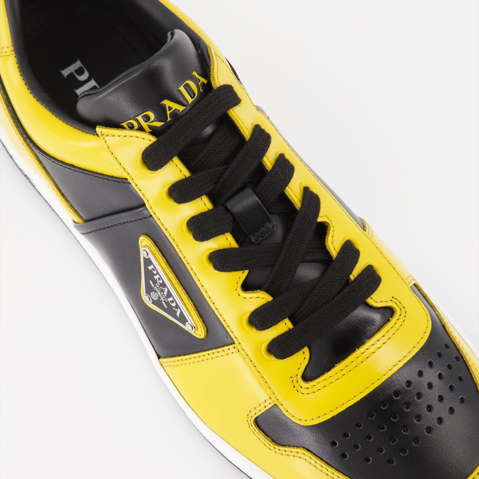 Prada sneakers, luxury streetwear, designer shoes, men's fashion, high-end footwear