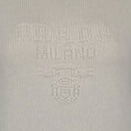 Prada, embroidered knit sweater, luxury women's fashion, high-end knitwear, elegant women's sweater