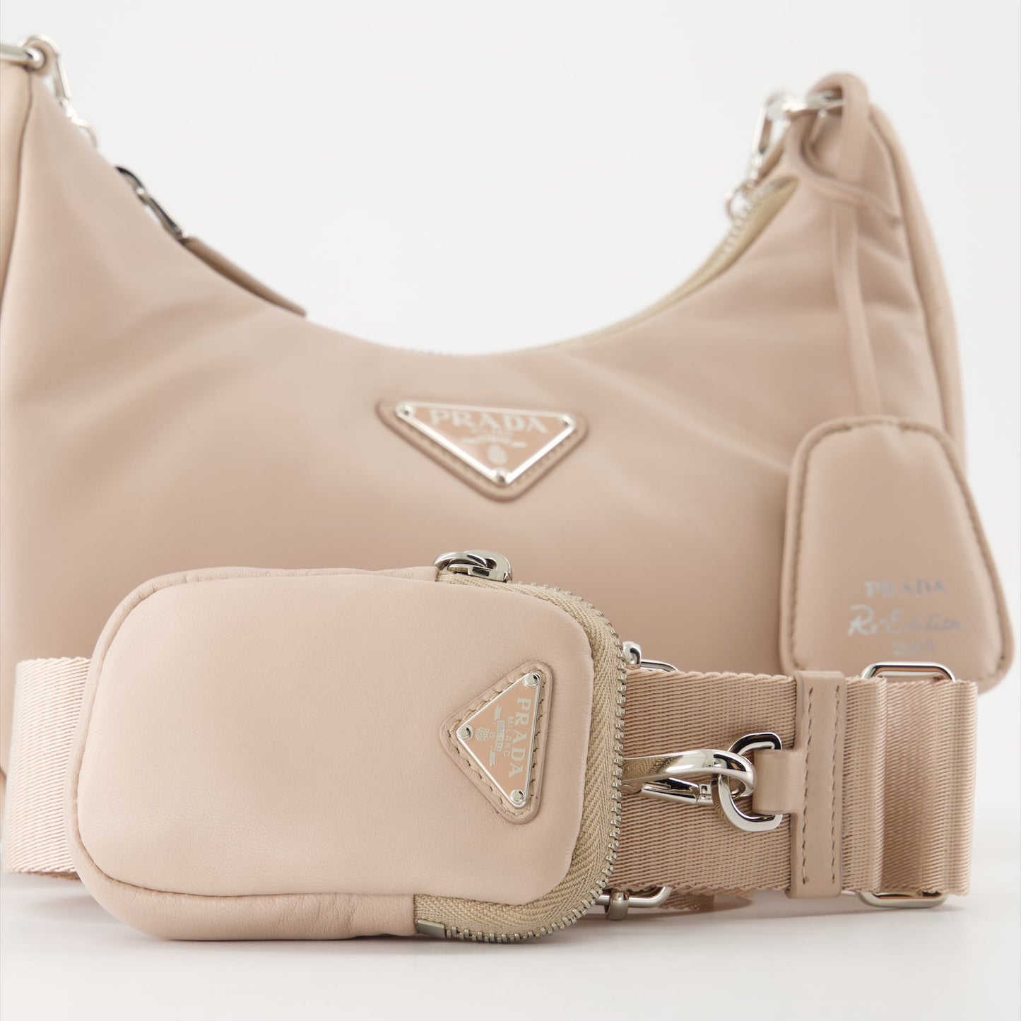 Prada, Re-Edition 2005, Beige Bag, Luxury Accessories, Women's Fashion