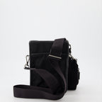 Saffiano leather bag, shoulder bag, adjustable strap, luxury accessory, men's fashion