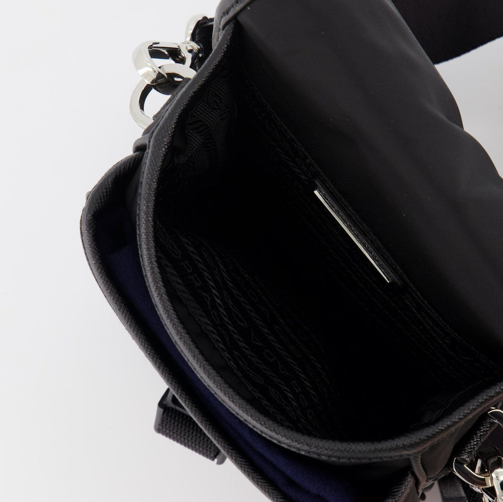 Saffiano leather bag, shoulder bag, adjustable strap, luxury accessory, men's fashion