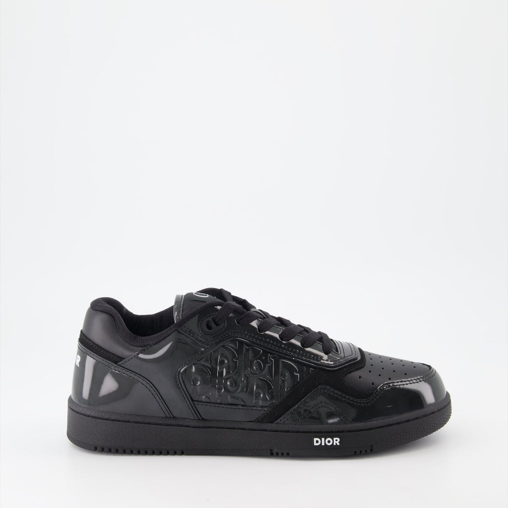 Dior sneakers, patent leather sneakers, men's luxury shoes, high-end footwear, designer sneakers