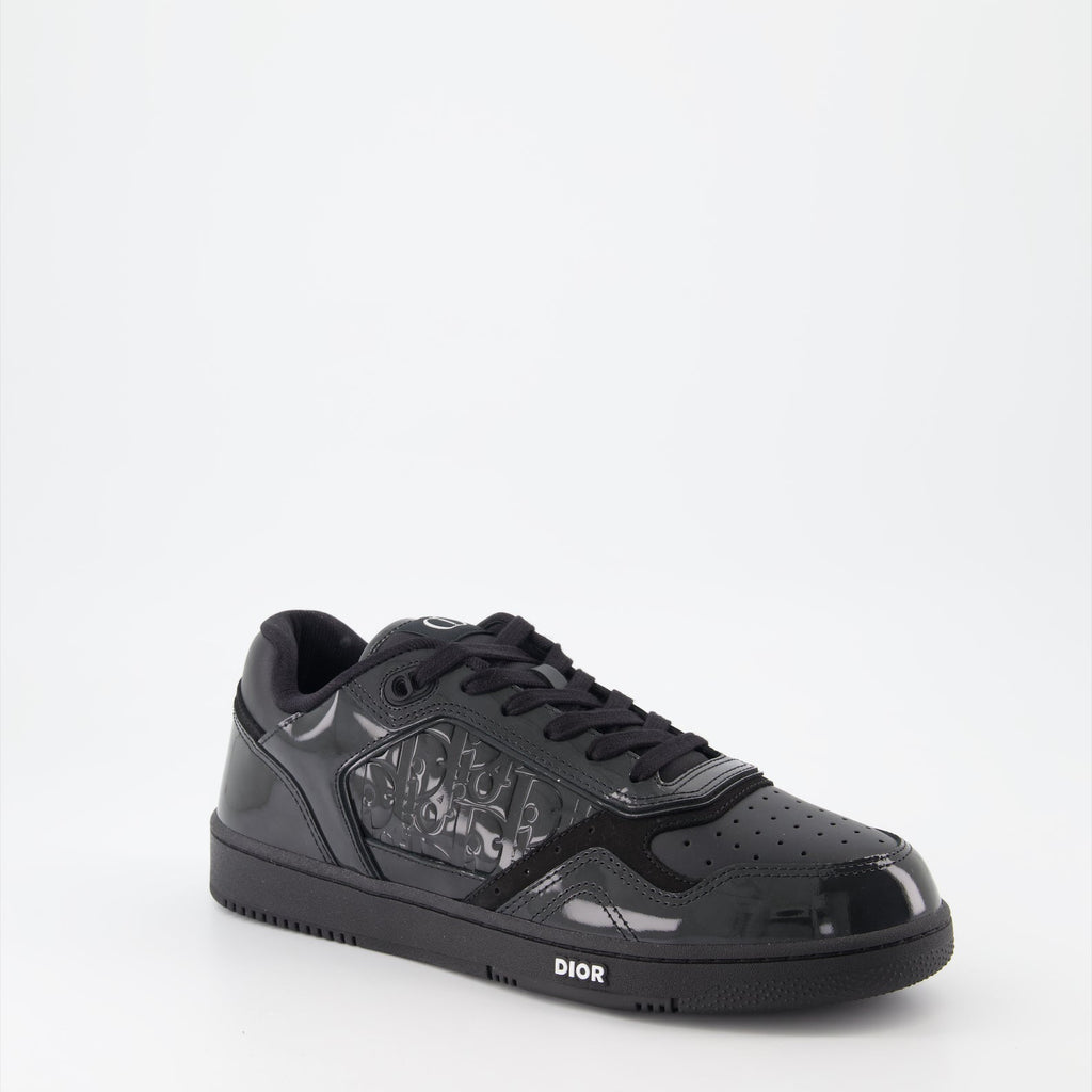 Dior sneakers, patent leather sneakers, men's luxury shoes, high-end footwear, designer sneakers