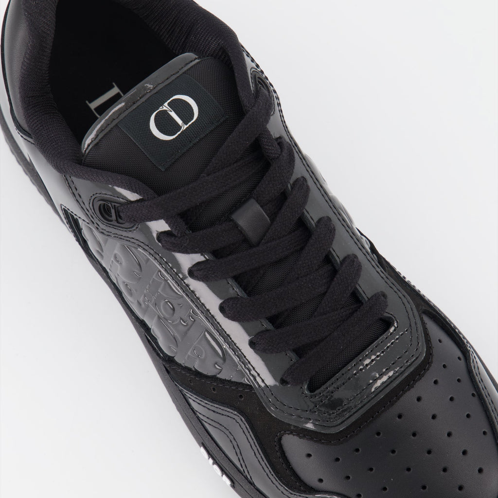 Dior sneakers, patent leather sneakers, men's luxury shoes, high-end footwear, designer sneakers